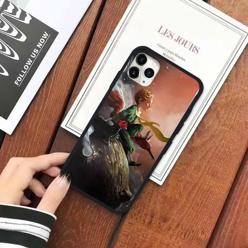 

little Prince cute cartoon boy fox Phone Case for iPhone 11 12 mini pro XS MAX 8 7 6 6S Plus X 5S SE 2020 XR luxury shell funda
