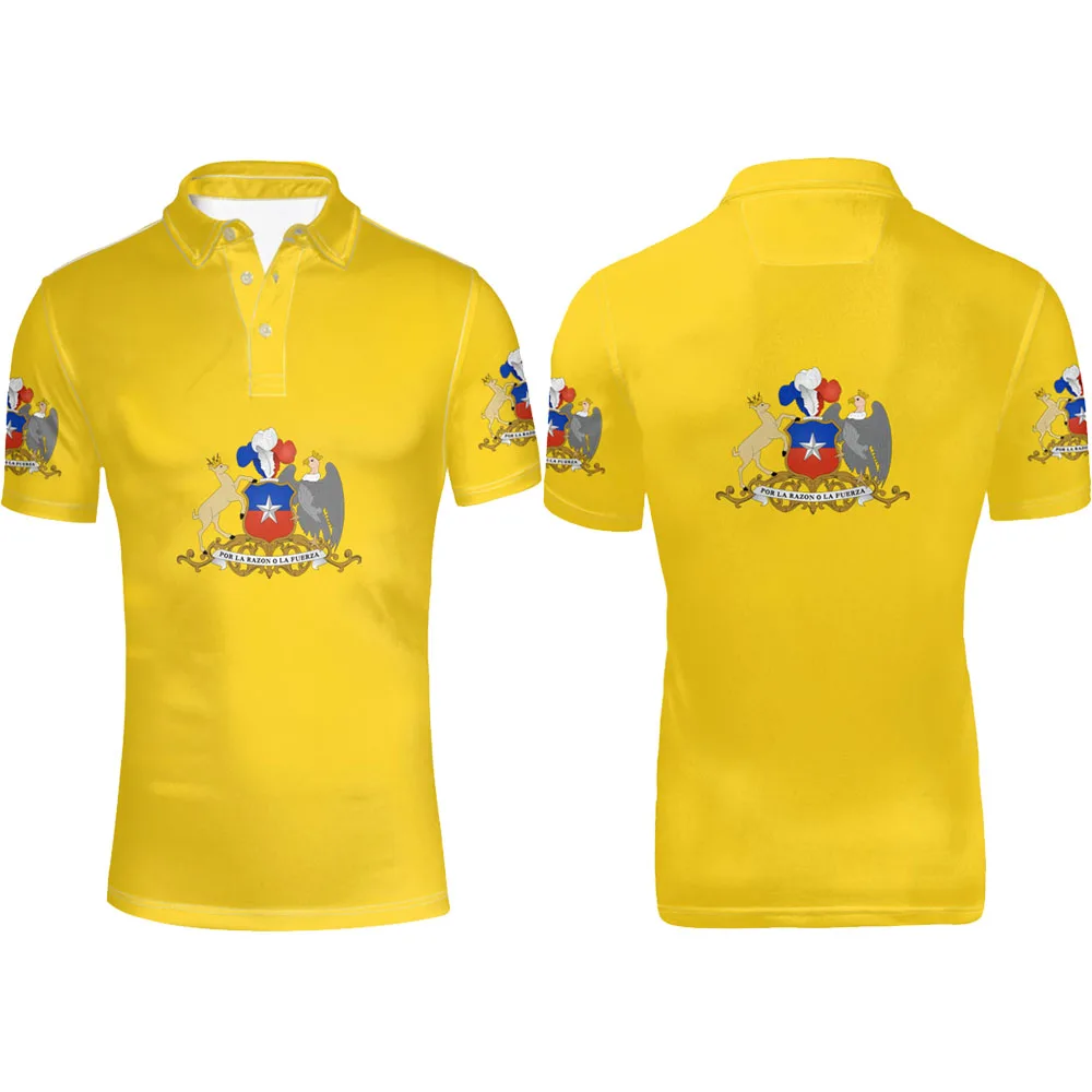 Чили Молодежная самодельная рубашка-поло chl с именным номером на заказ