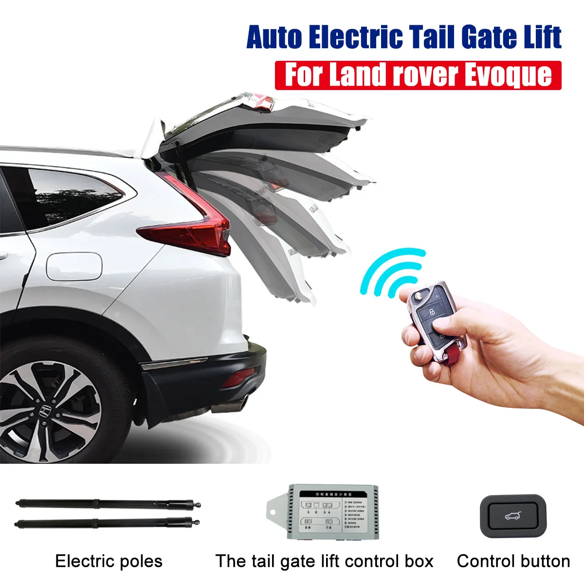 

Easy to install Smart Auto ElectricTail Gate Lift For Land Rover evoque 2013 with Remote Control Drive Seat Button Control Set