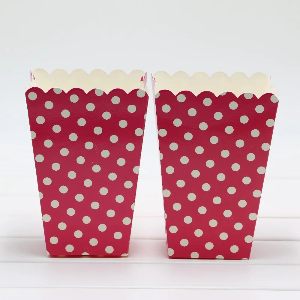 Коробка для попкорна Pop Baby Shower мини коробка с шевроном вечеринки подарки сделай