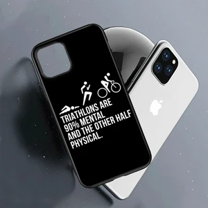 ironman triathlon bicycle marathon phone case for iphone 13 11 12 pro mini pro xs max 8 7 plus x se 2020 xr 13 pro phone covers free global shipping