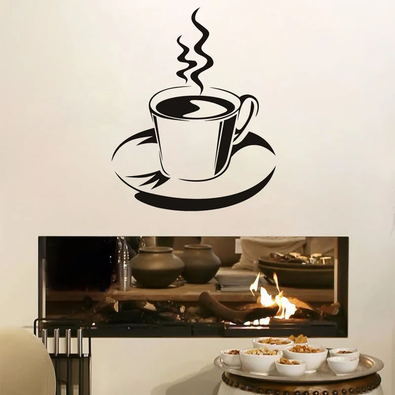 

Новый дизайн, оформление на пару, оригинальные настенные наклейки для кафе, кухни, домашний декор, Съемные Виниловые украшения «сделай сам»