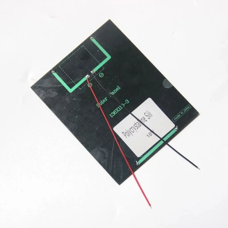 2 Вт 18В мини солнечная батарея солнечный модуль поликристаллическая панель +