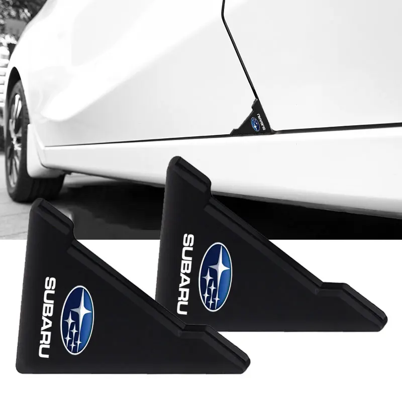 

Car Door Corner 90 Degree Angle Corner Cover Bumper Crash Sticker For Subaru FORESTER OUTBACK XV BRZ Impreza STI WRX Car Styling