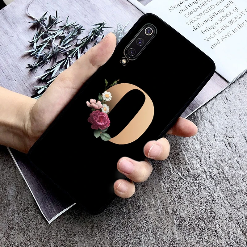 Чехол для телефона Motirunner с буквенным алфавитом и цветочным принтом Xiaomi 8 9 se 5X Redmi