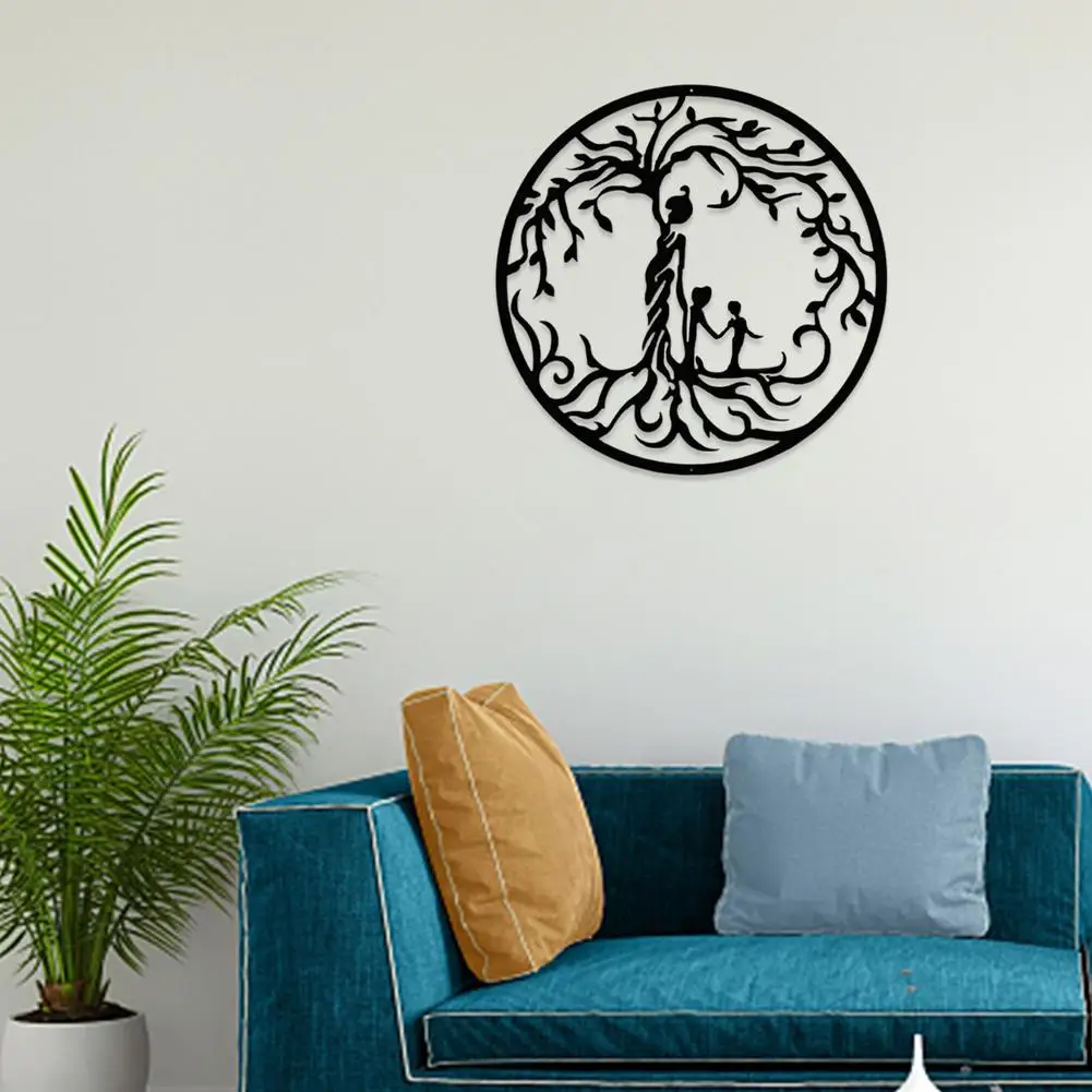 Металлическая настенная декоративная Декорация-Дерево жизни металлическая