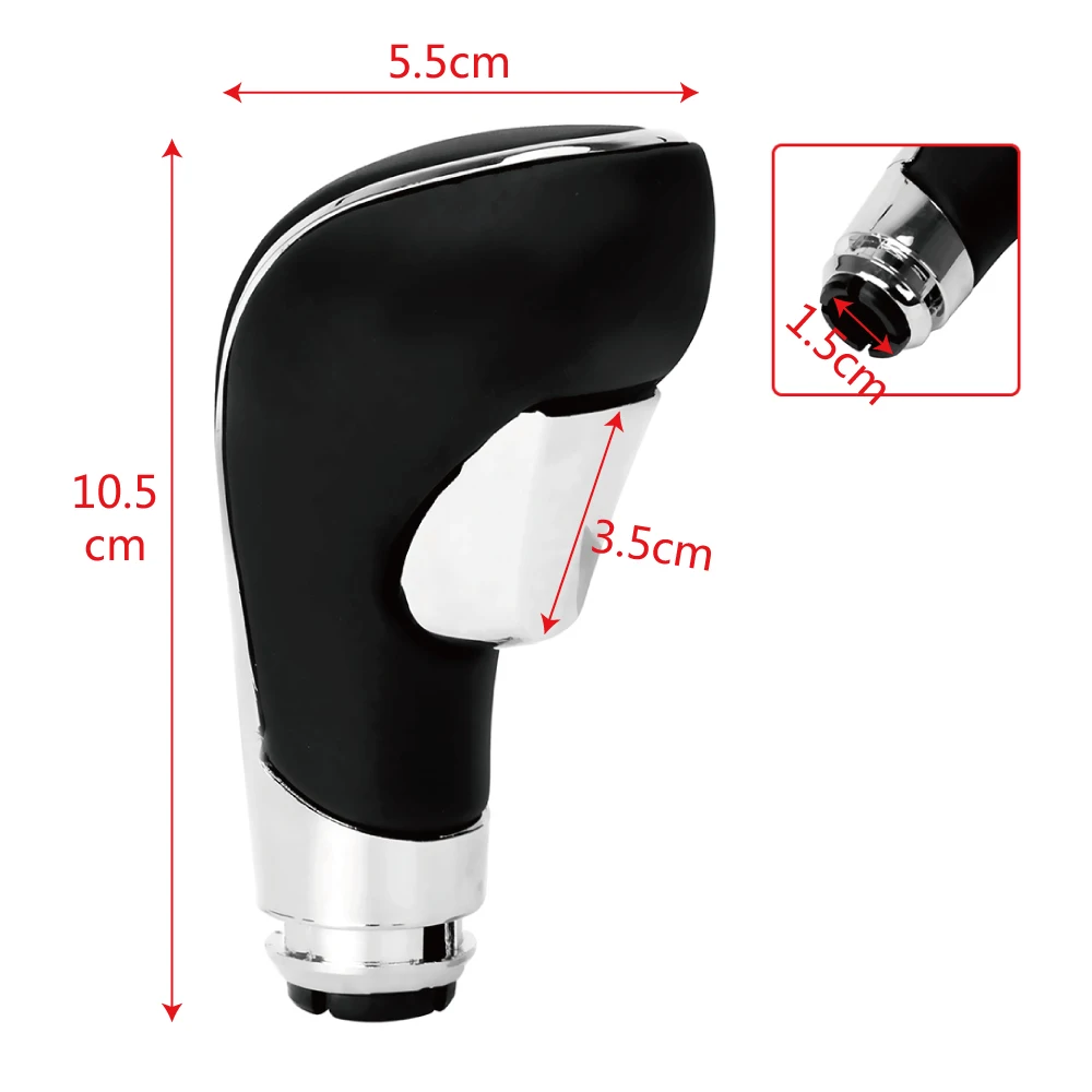 

Universal Auto Transmission Gearstick Automatic Gear Shift Knob Black for Opel Vectra Shifter Leather Car-styling