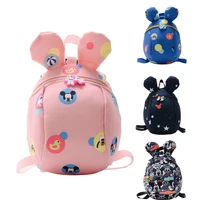 disney mickey leisure cartoon childrens school bag baby anti lost backpack cute kindergarten school bag