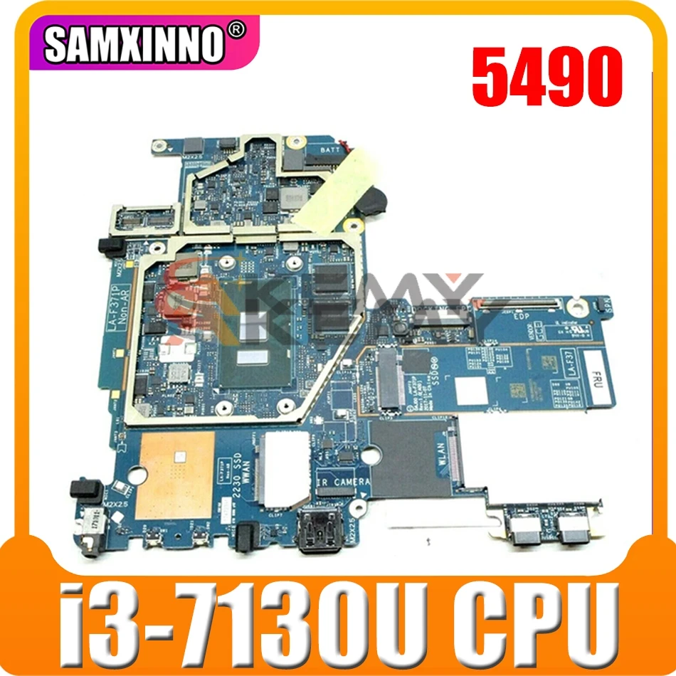 

Original Laptop motherboard For DELL Vostro 5490 i3-7130U Mainboard CN-0W49N1 0W49N1 LA-F371P SR3JY DDR4