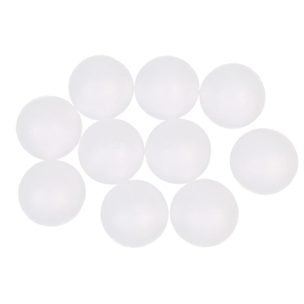 

100x White Modelling Foam Balls Styrofoam for Craft Christmas Xmas DIY 35mm