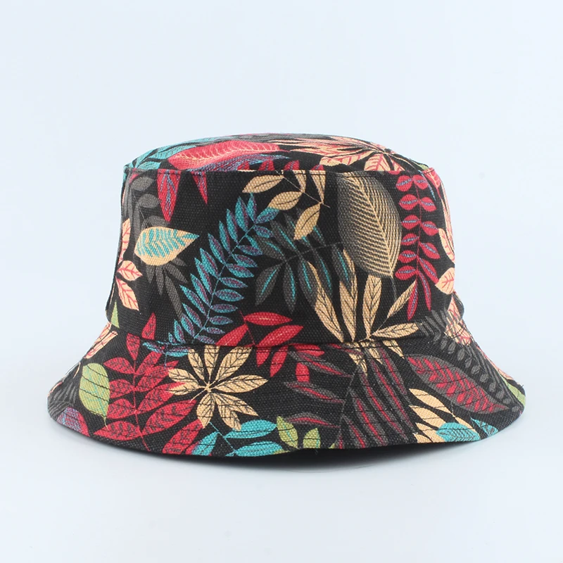 

Panama Bucket Hat Men Women Summer Bucket Cap Banana Print Yellow Hat Bob Hat Hip Hop Gorros Fishing Fisherman HatFishing cap