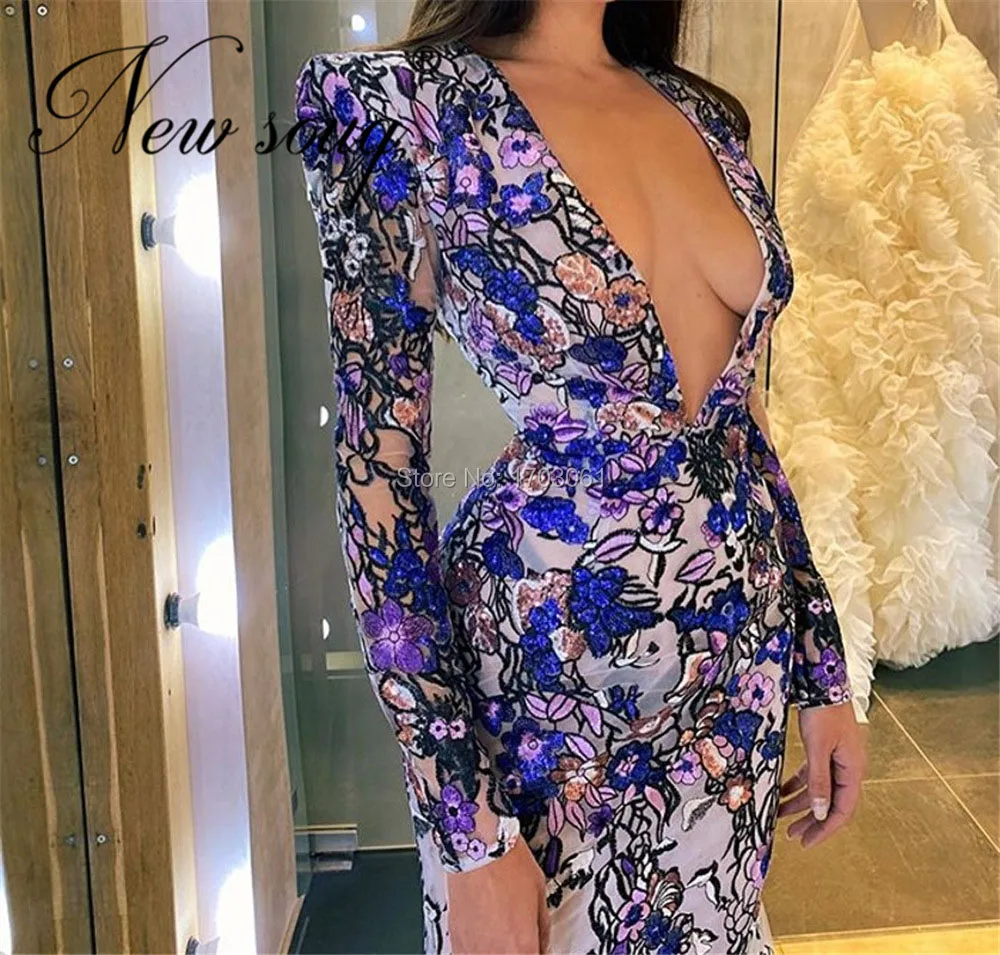 Женское вечернее платье с V-образным вырезом длинное юбкой-годе | Свадьбы и