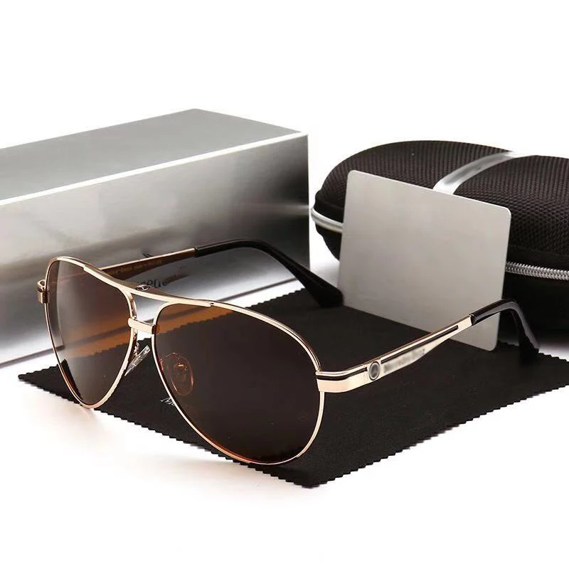 

luxury sunglasses Polarized Men women UV400 high quality Driving pilot sun glasses Retro fishing