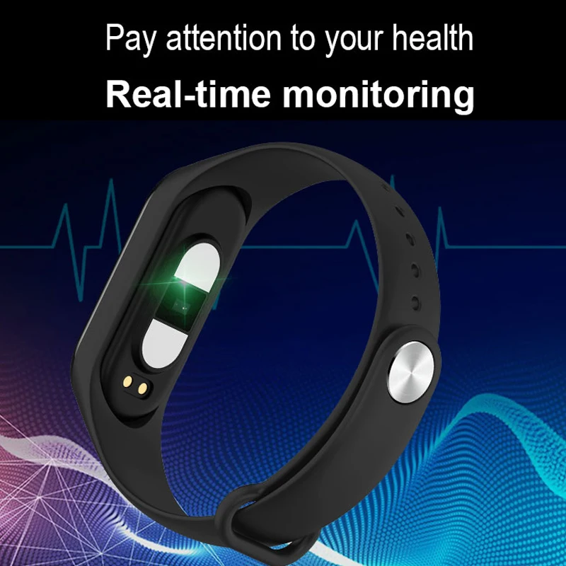 Фитнес-браслет унисекс водонепроницаемый IP67 с функцией отслеживания вызовов |