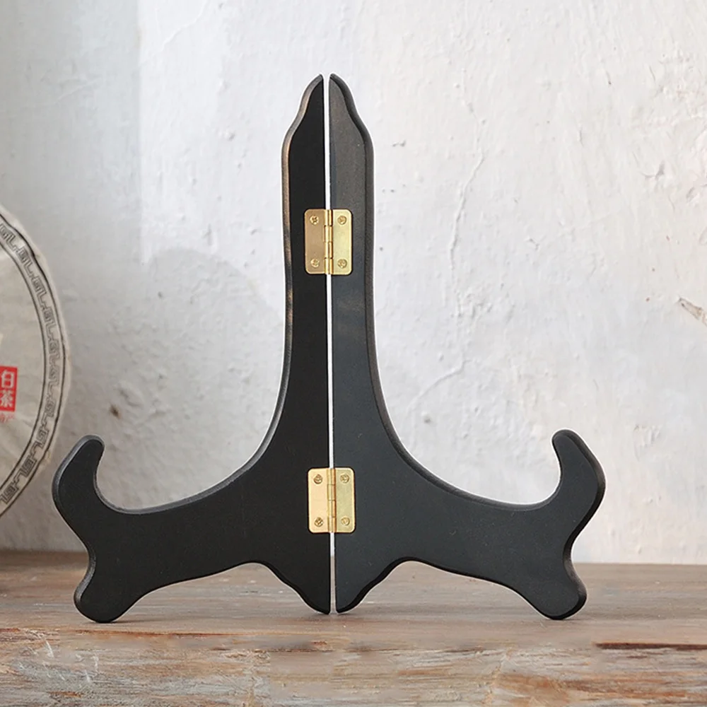 Деревянная складная подставка для демонстрации мольберта тарелка фото медаль