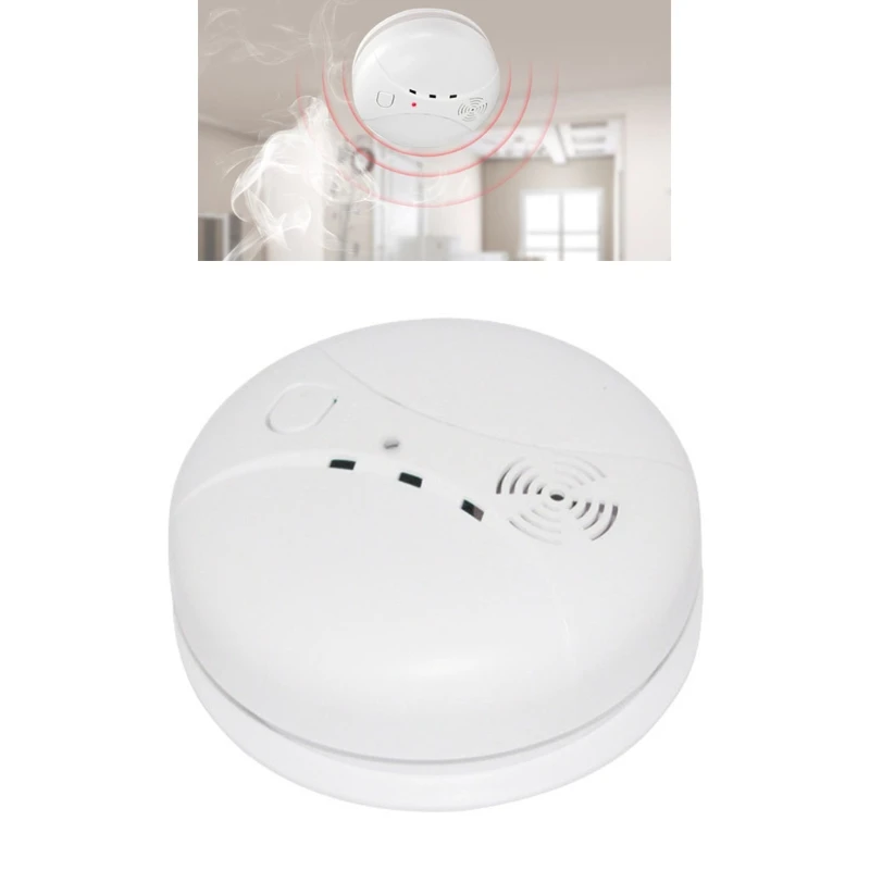 

Smoke detector Wireless Fire Protection Portable Alarm Sensor warner Alerter