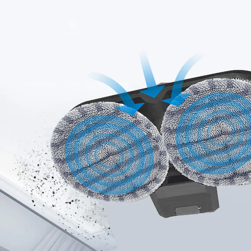 

Vacuum Cleaner Electric Wet Dry Mop Head Replacement for Dyson V7 V8 V10 V11 with 6 Mops Cleaning Cloth