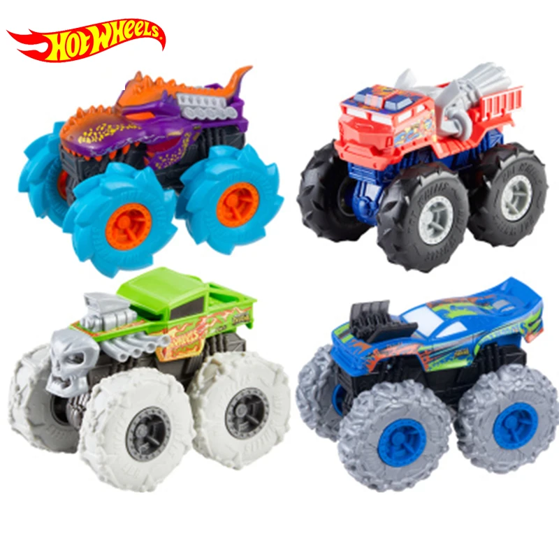 

Оригинальные внедорожные игрушки Hotwheels, литая в 1:43 детская игрушка для детей Hot Wheels монстр-Трак, игрушки для мальчиков, подарок на день рождения