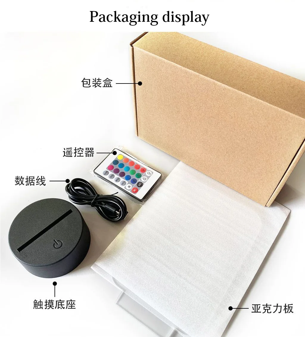 Модель аниме Наруто Итачи Учиха 3D светильник с дистанционным управлением 16