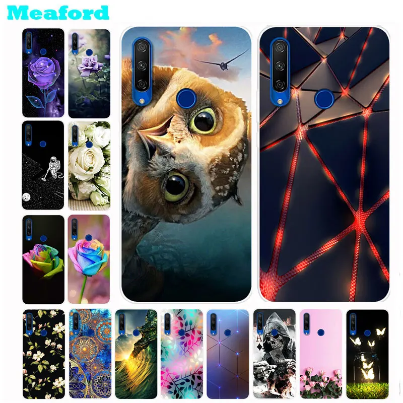 Для huawei Honor 9X STK LX1 Global чехол силиконовый мягкий ТПУ для телефона с изображением