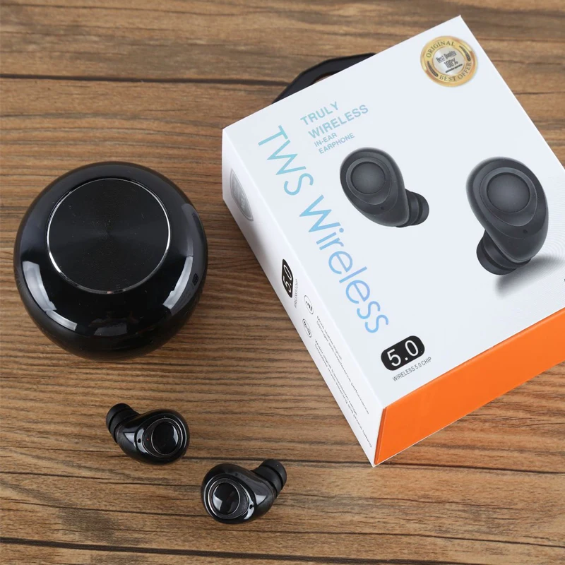 Good Quality W7 TWS Bluetooth V5.0 Earphones Wireless Earbuds 3D Stereo HiFi Sound Mini Sports Headset Bass Headphones | Электроника