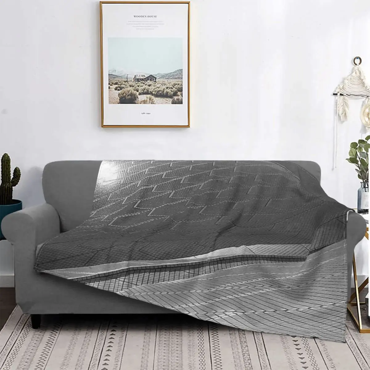 

Manta de The Sails Sídney Australia, colcha a cuadros para cama, manta Kawaii, pickick, 150