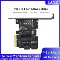 pci e 4x gen3 to sata 3 0 expansion card 5 port full speed 6g transfer expansion ipfs hard disk jms585 for win7 8 10 linux