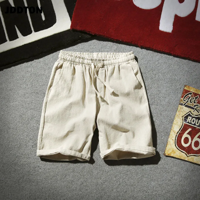 JDDTON мужские новые красочные летние хлопковые льняные шорты дышащие большие