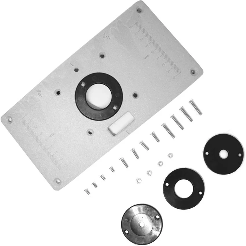 

Woodworking Trimming Machine Flip Board Set Workbench Flip Panel Trimmer Auxiliary Tool Guide Table Chamfering Board 235*120*8mm