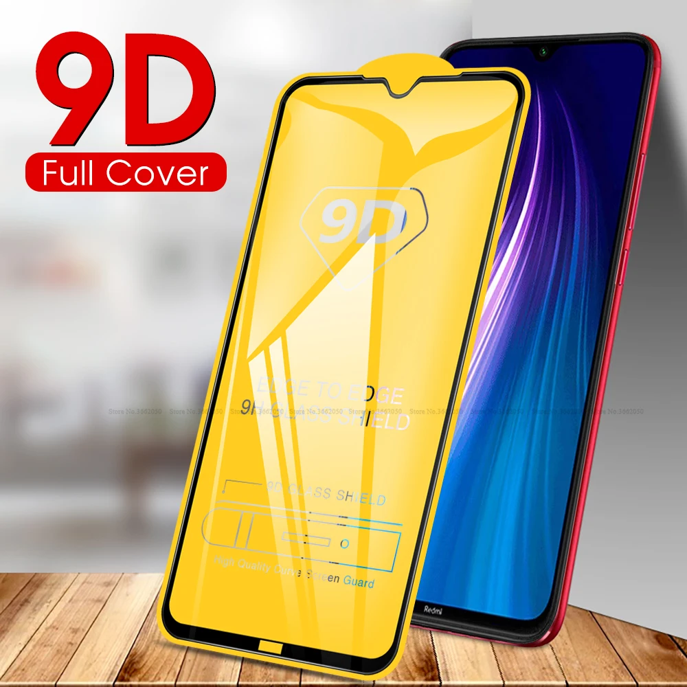 Пленка 9D для Xiaomi Redmi Note 8 7 K20 Pro 8T 8A 7A Mi 9T защитное закаленное стекло 10 шт.|Защитные