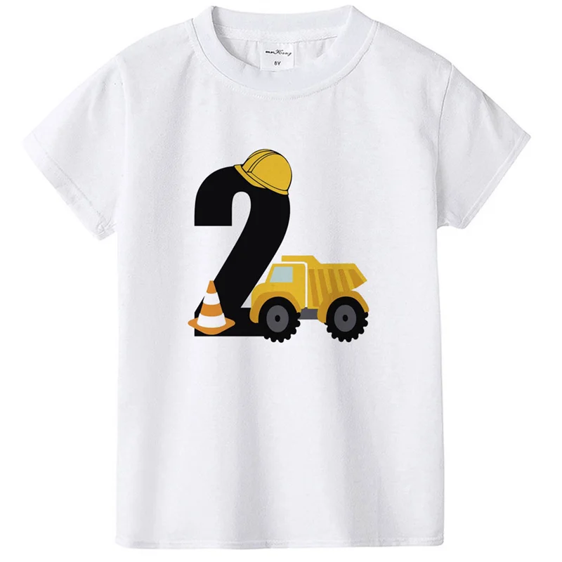 

Kids Girls T-shirt for Birthday T Shirt Summer Children Shirts Cartoon Funny T Shirt Kid T Shirt 1 2 3 4 5 Year Present