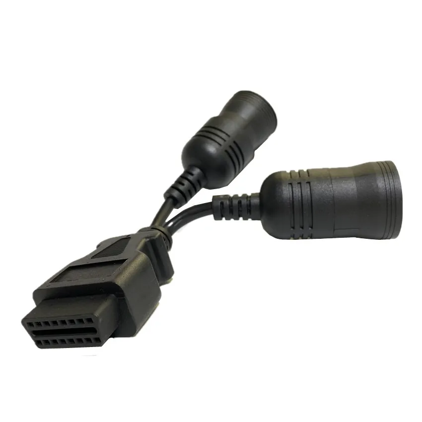 Автомобильные разъемы Y-образный кабель OBD2 16-контактный разъем мама к J1708