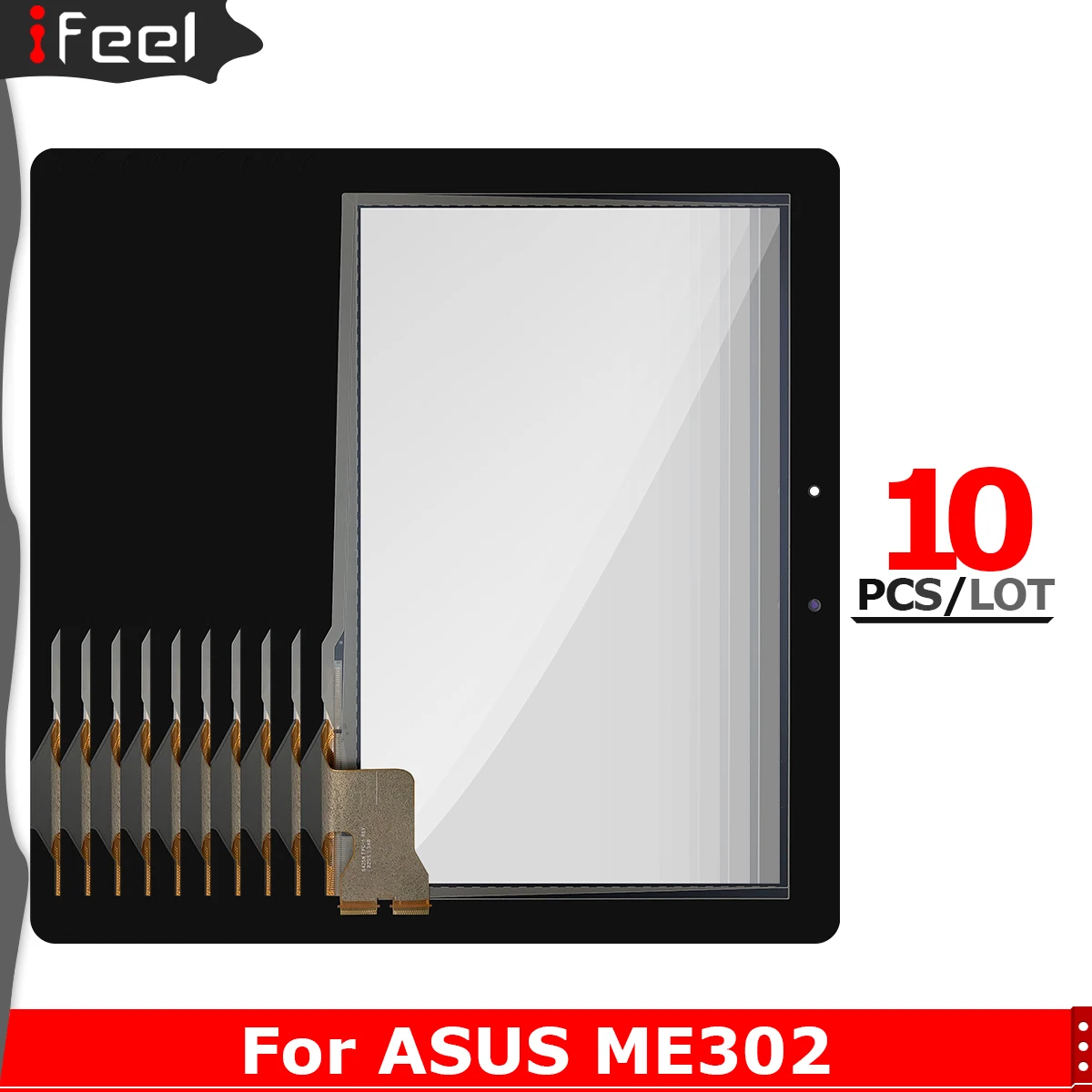 10 шт. сенсорный блок для ASUS MeMO Pad FHD ME302 ME302C ME302KL K005 K00A 5425N FPC-1 экран дигитайзер стекло