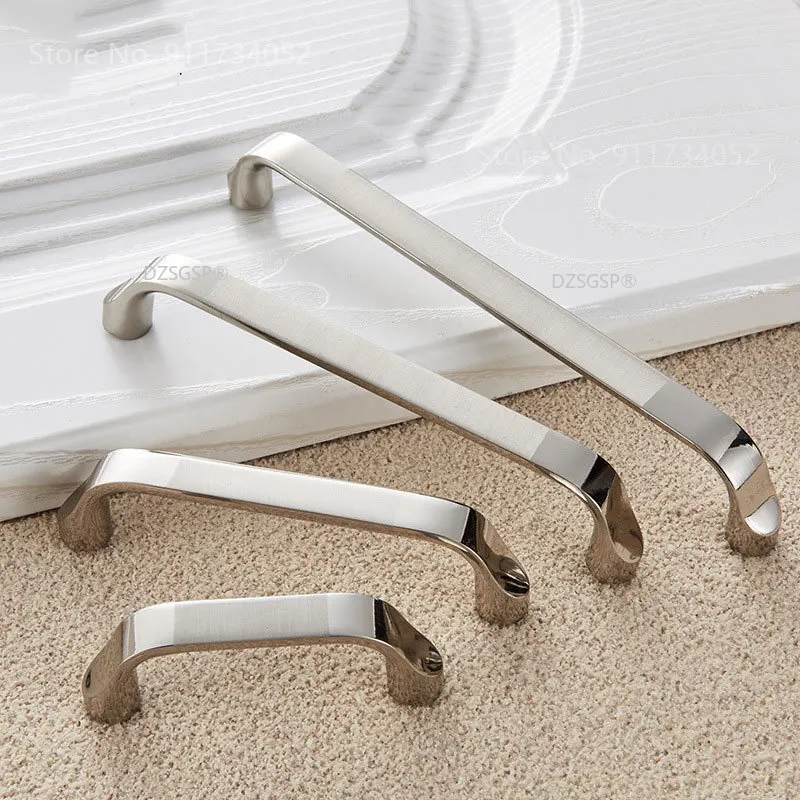 Ручки для шкафа комода фурнитура кухонные ручки ящика серебряное зеркало в