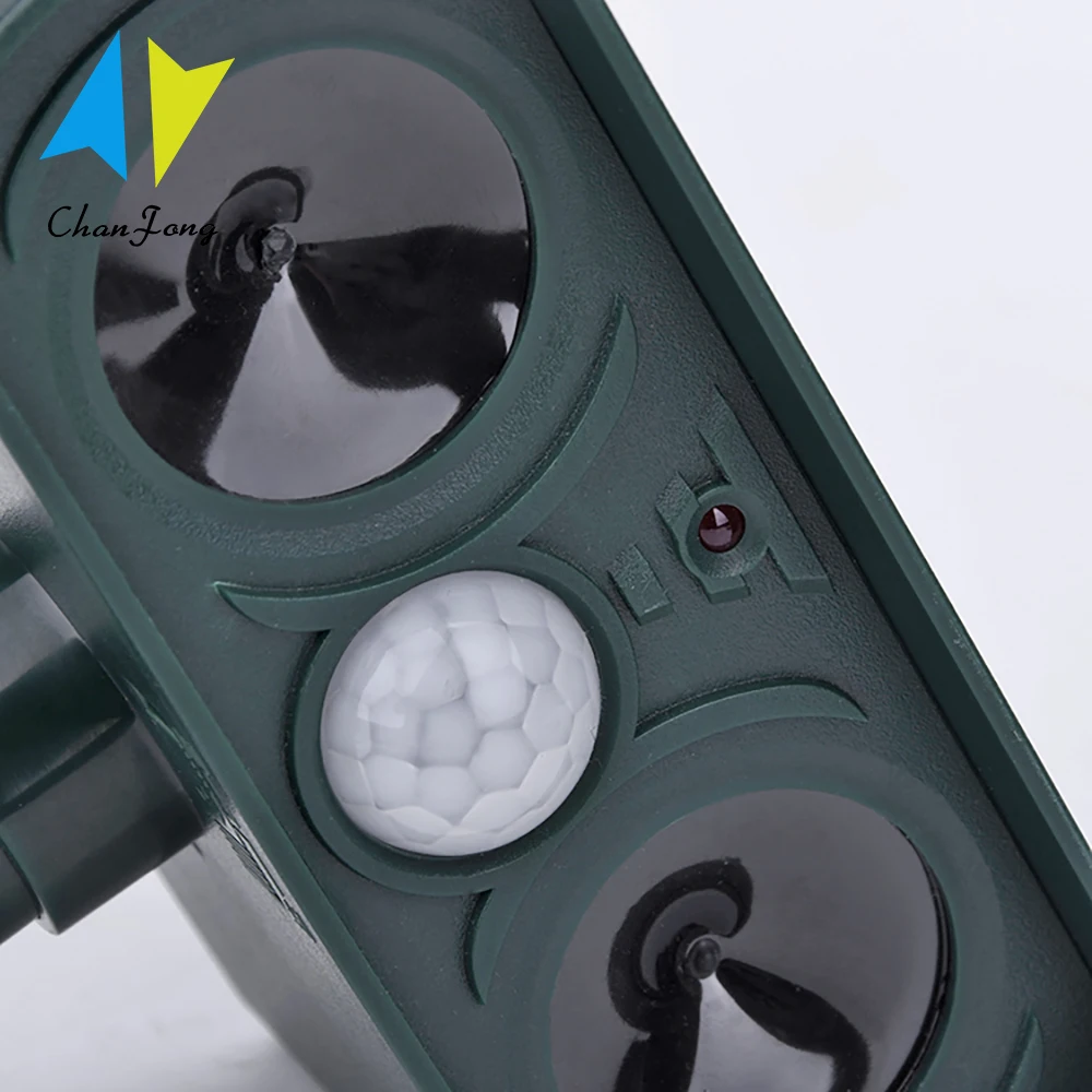 Ультразвуковой отпугиватель животных на солнечной батарее средство для защиты