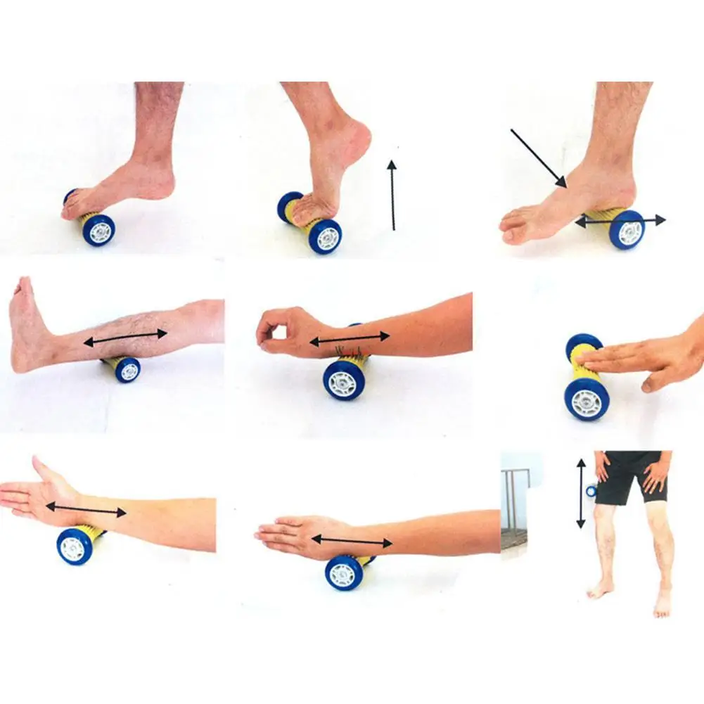 

3Pcs/set Foot Massage Roller Ball Foot Massage Muscle Fascia Ball Plantar Hedgehog Pain Relaxation Yoga Massage Relief Siam E4J5