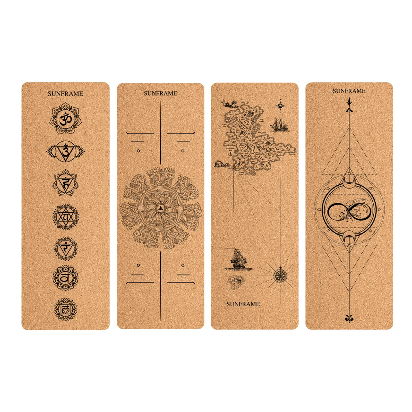 

Натуральный пробковый коврик для йоги, мужской, женский, мужской коврик для пилатеса, Тренировочный Коврик из ТПЭ для танцев, коврик для пил...