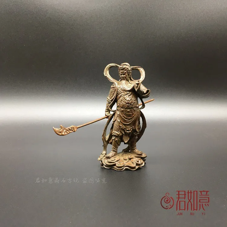 Нож из античной бронзы стоящий на Гуань гонг креативные маленькие украшения | Дом