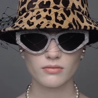 sunglasses women colorful cat eye female eyewear trend diamond personality women designer sun glasses high quality 2021 fashion