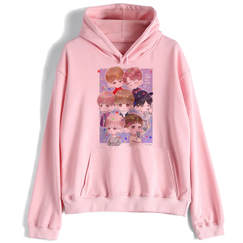 Толстовка bangtan boys Женская k pop уличная одежда толстовка с капюшоном JIN SUGA J HOPE JIMIN V