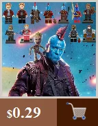 Стражи Галактики Marvel Супер Герои Yondu Star-Lord строительные блоки игрушки Фигурки Мстителей эндшпиль танос Мстители фильм
