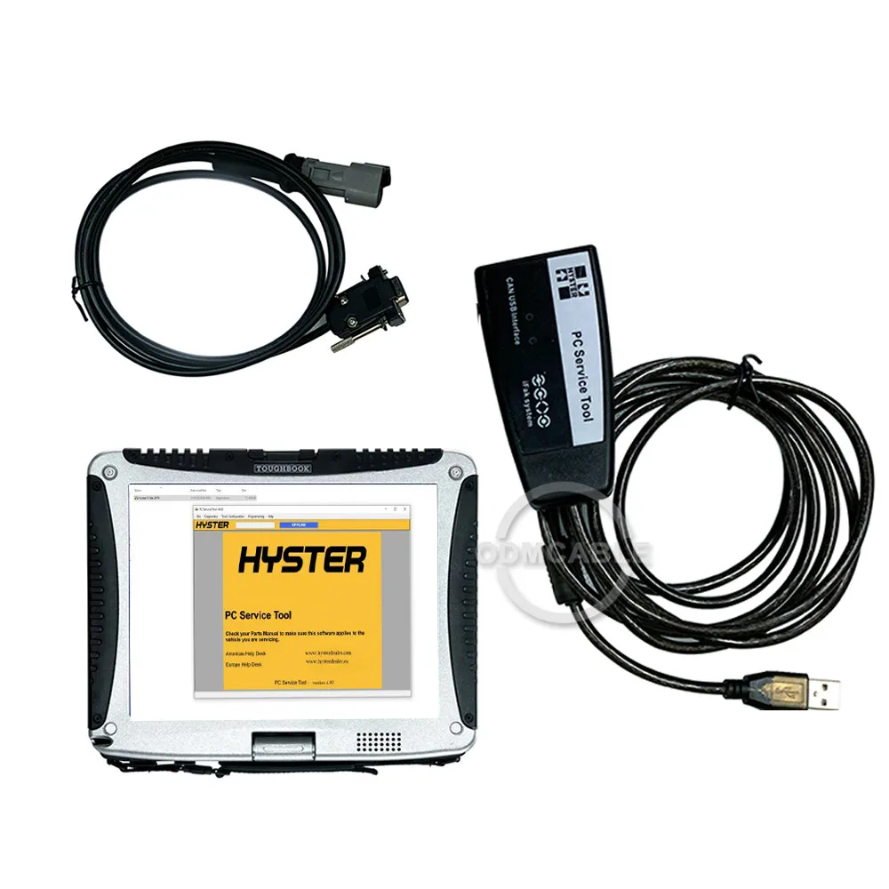 

Yale Hyster PC Service Tool Ifak CAN USB Interface hyster and yale diagnositc tool with CF19 laptop diagnostic tool