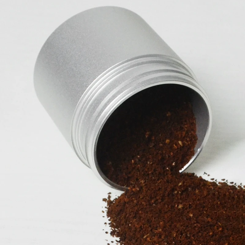 

Stainless Steel Portable Manual Coffee Grinder Travel Portable Hand-Washing Italian Coffee Grinder Silvery