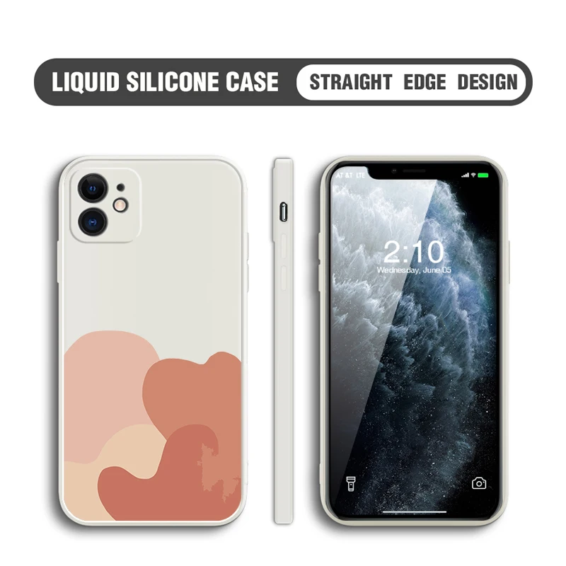 

Nohon Phone Case for iPhone SE Back Cover Luxury Silicone Cases for iPhone 6 7 8 6S 11 12 Pro Max XS XR X Fundas Soft Case