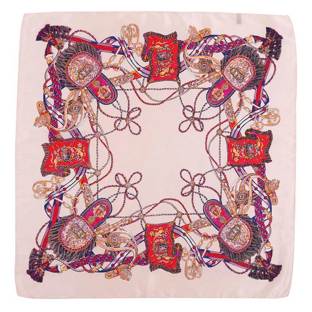 

Fashion Women Square Towel Sunshade Floral Print Hairband Vintage Scarf