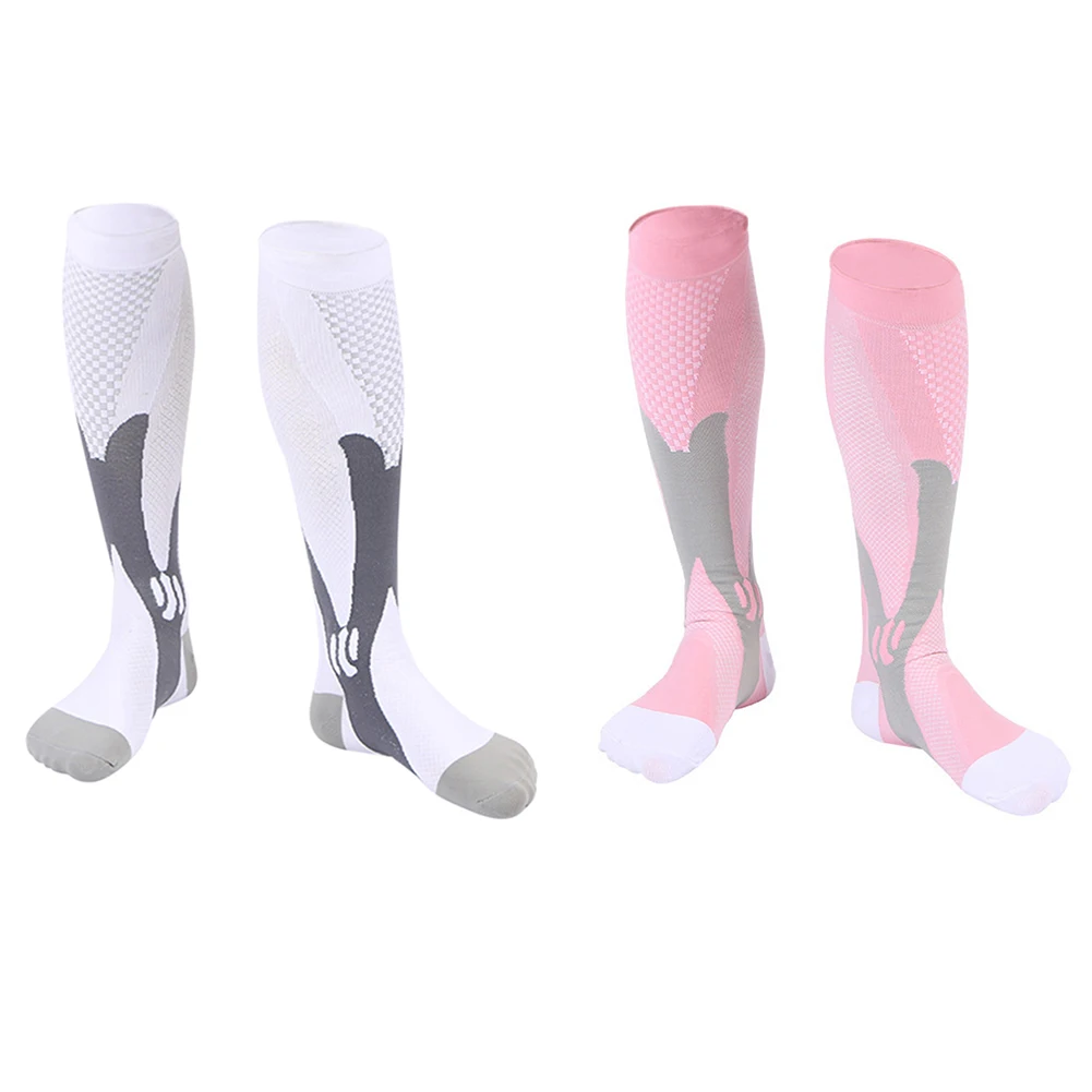 

Compression Socks Nylon Basketball Football Outdoor Sports Running Women Men Relieve Pain Stretch Cycling Knee High Socks