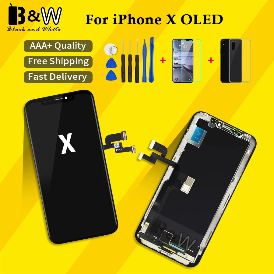 Сменный сенсорный ЖК дисплей 3 шт. без мертвых пятен с 3D сенсорным экраном OEM для