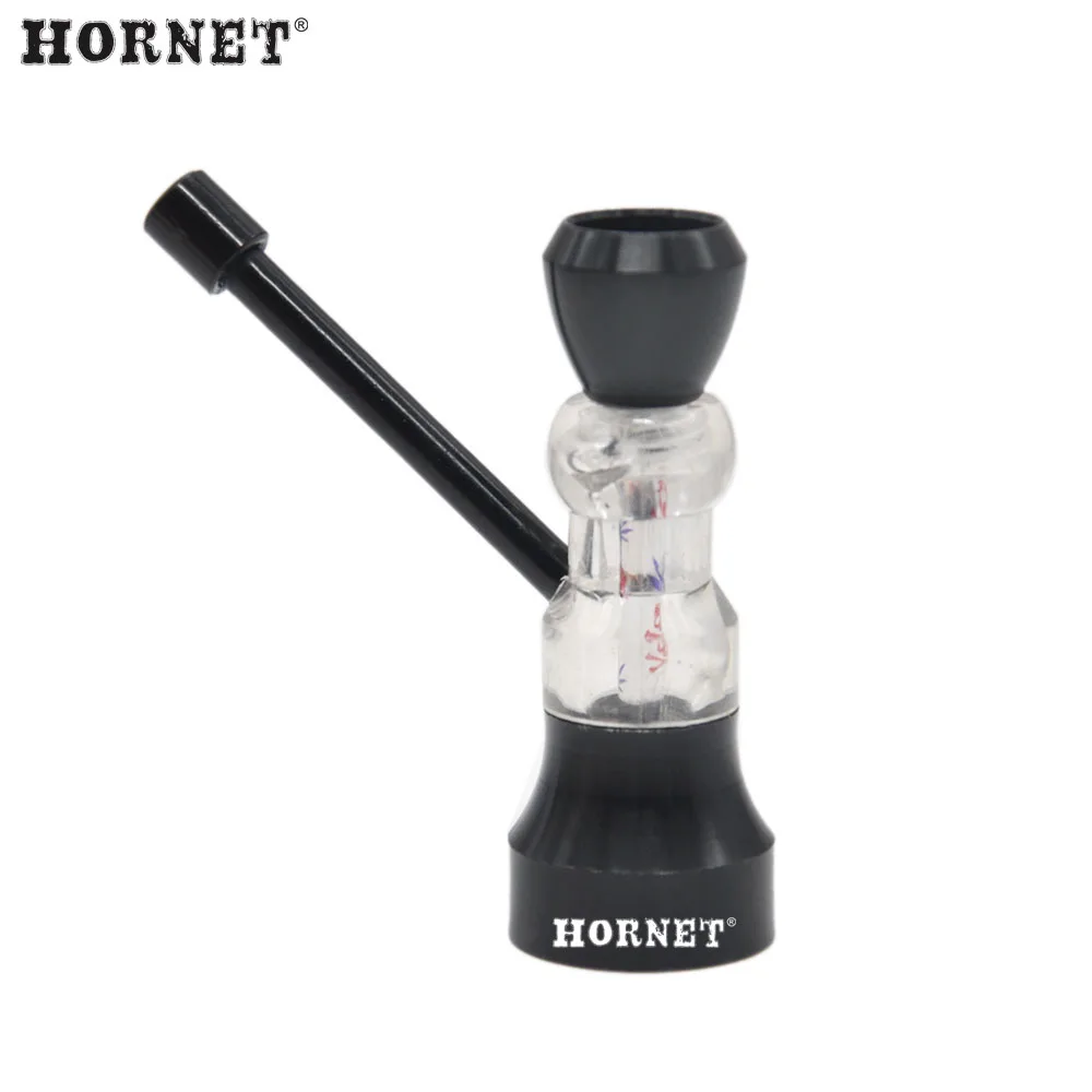 Металлическая курительная трубка HORNET смешная акриловая для воды Металлические