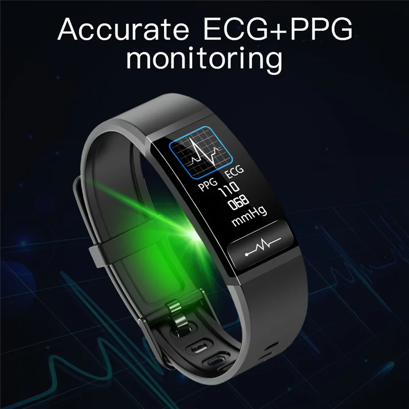 M8 ECG Smart Watch Men Women Blood Pressure Fitness Bracelet Heart Rate Monitor Waterproof Activity Tracker Smartband | Электроника