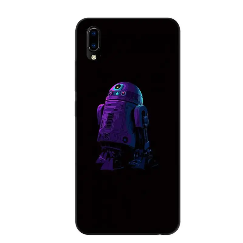 

BB 8 BB8 R2D2 Robot Phone Case For Huawei nova 5 6 7 pro Y5 2019 prime 2018 Y9s Y7 Black Soft nax fundas cover